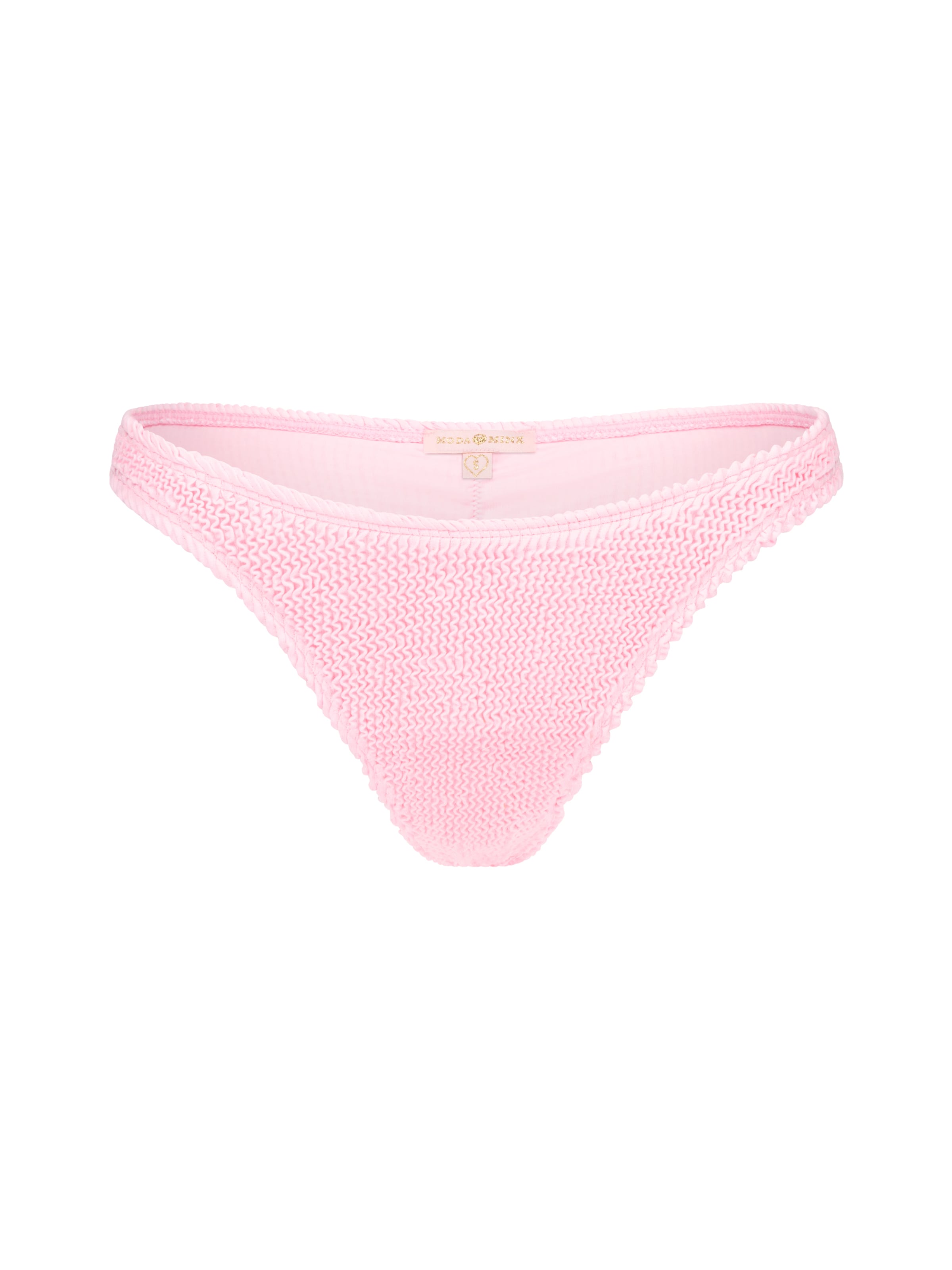 Moda Minx Bikinihose in Pink: Vorderseite