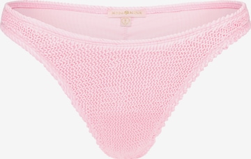 Bas de bikini Moda Minx en rose : devant