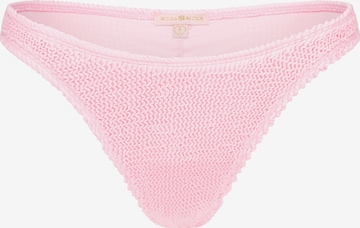 Pantaloncini per bikini di Moda Minx in rosa: frontale