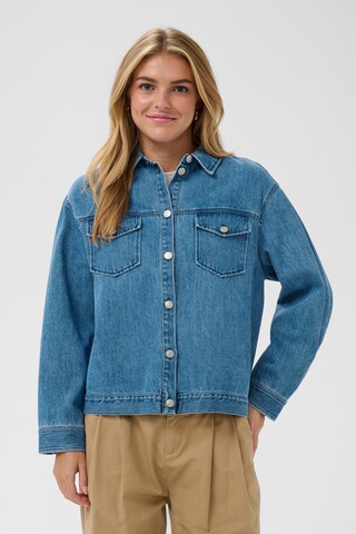 SAINT TROPEZ Übergangsjacke 'PindreSZ' in Blau: Vorderseite