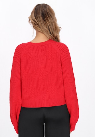 faina - Cárdigan en rojo