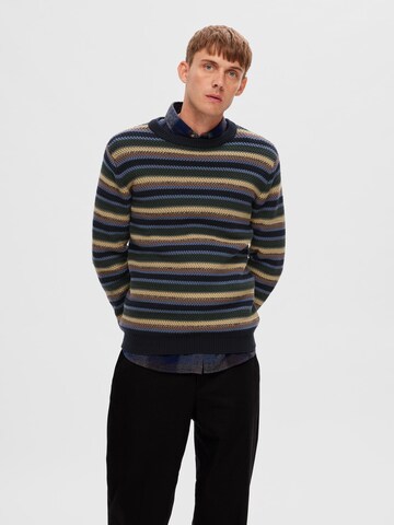Pullover 'Soho' di SELECTED HOMME in blu: frontale