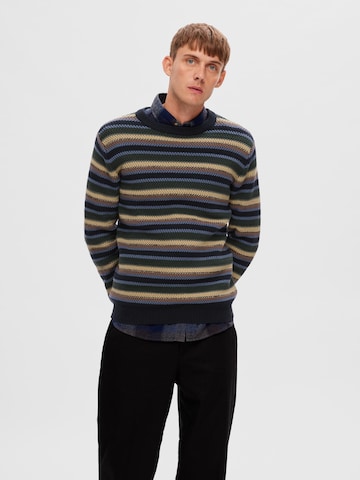 SELECTED HOMME Sweater 'Soho' in Blue: front