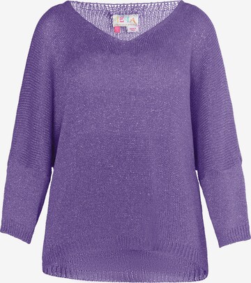 IZIA Sweater in Purple: front