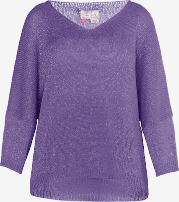 Pull-over IZIA en violet : devant