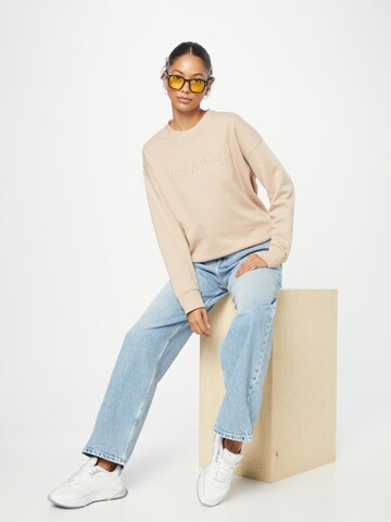 Calvin Klein Sweatshirt in Beige