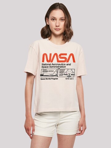 F4NT4STIC Shirt 'Classic Space Shuttle' in Roze