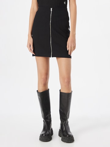 Calvin Klein Jeans Skirt in Black: front