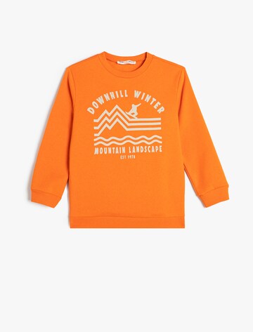 Koton Sweatshirt in Orange: Vorderseite