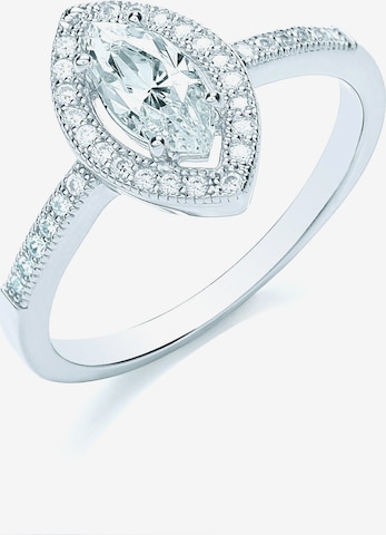 Bague Buckley London en argent : devant