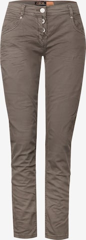 CECIL Slim fit Jeans in Brown: front