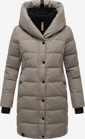 NAVAHOO Winter coat 'Knutschilein' in Grey: front