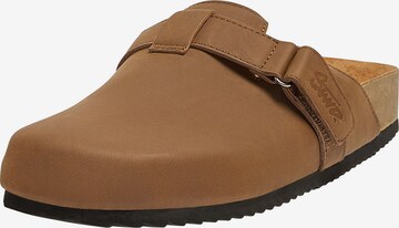 Pull&Bear Mule in Brown: front