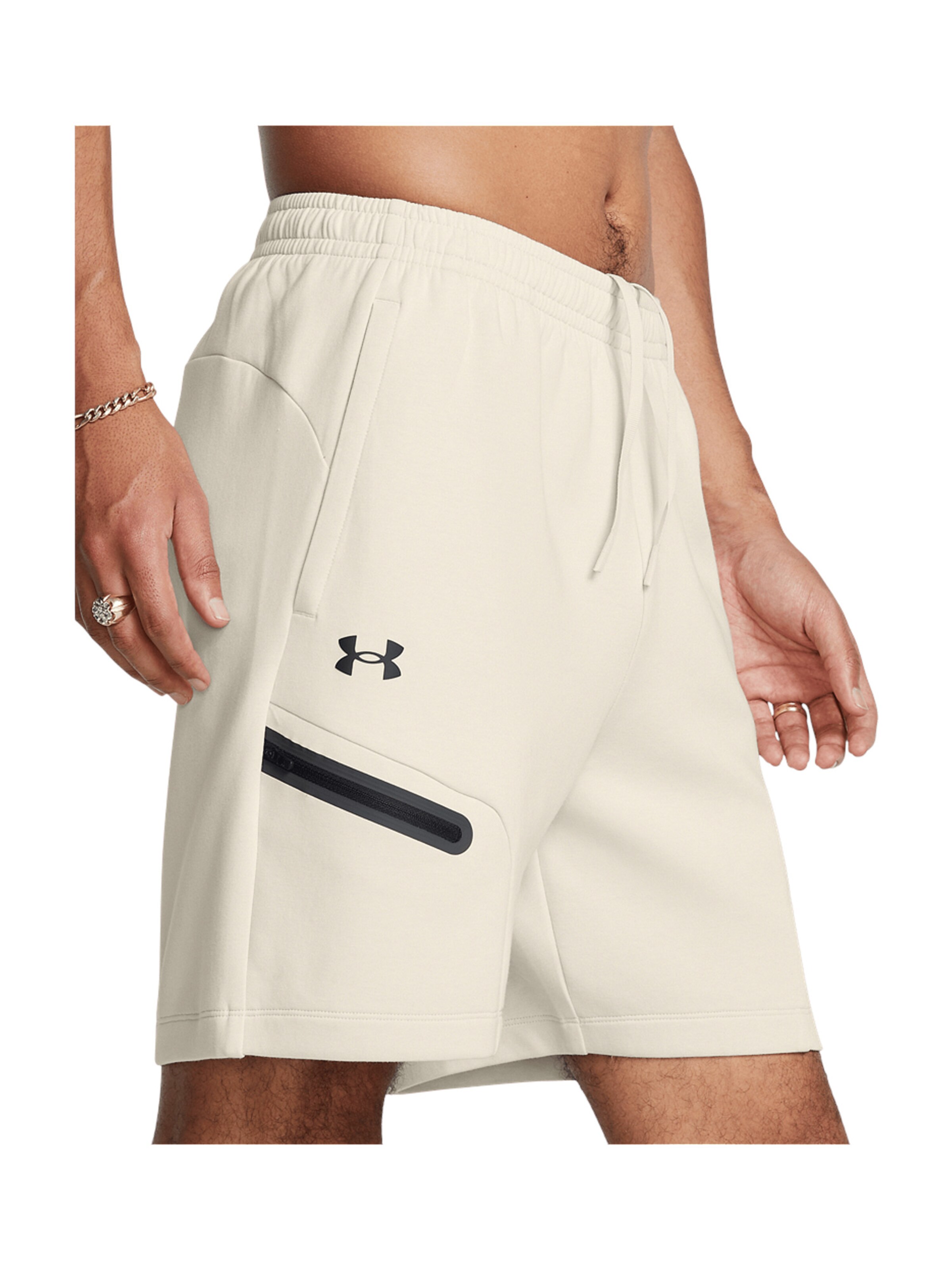 UNDER ARMOUR Regular Sportshorts 'Unstoppable' in Weiß