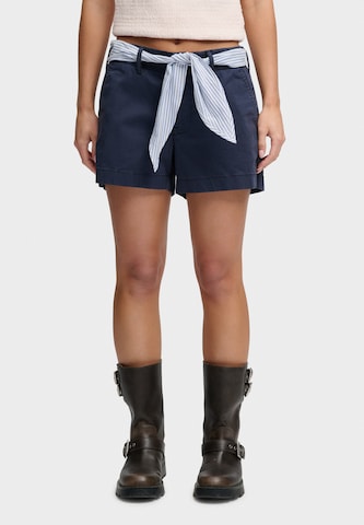 Superdry & Co Chino in Blauw: voorkant