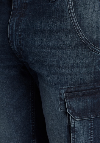 H.I.S Regular Cargohose in Blau