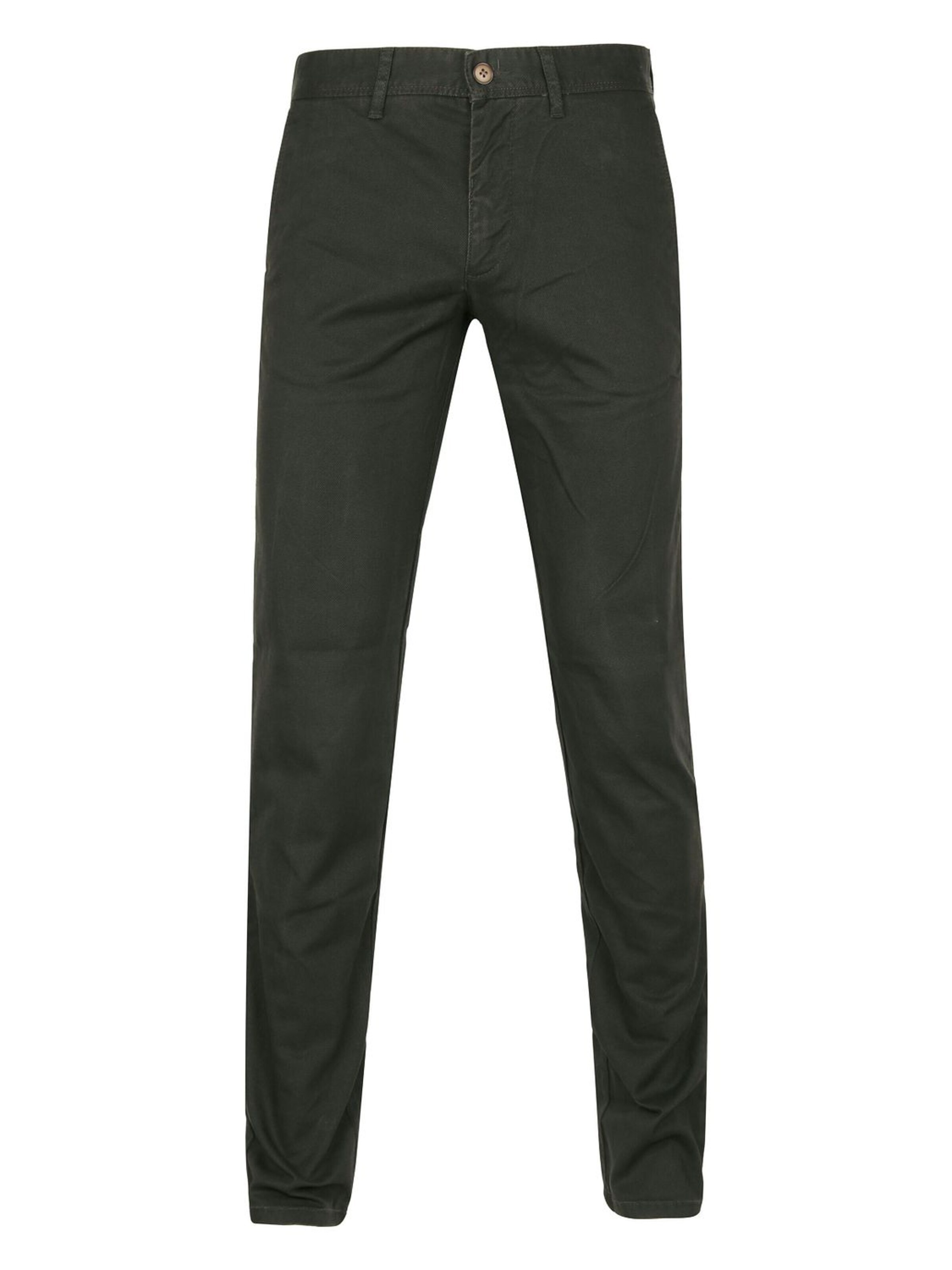 Suitable Slim fit Chino trousers 'Sartre' in Green: front