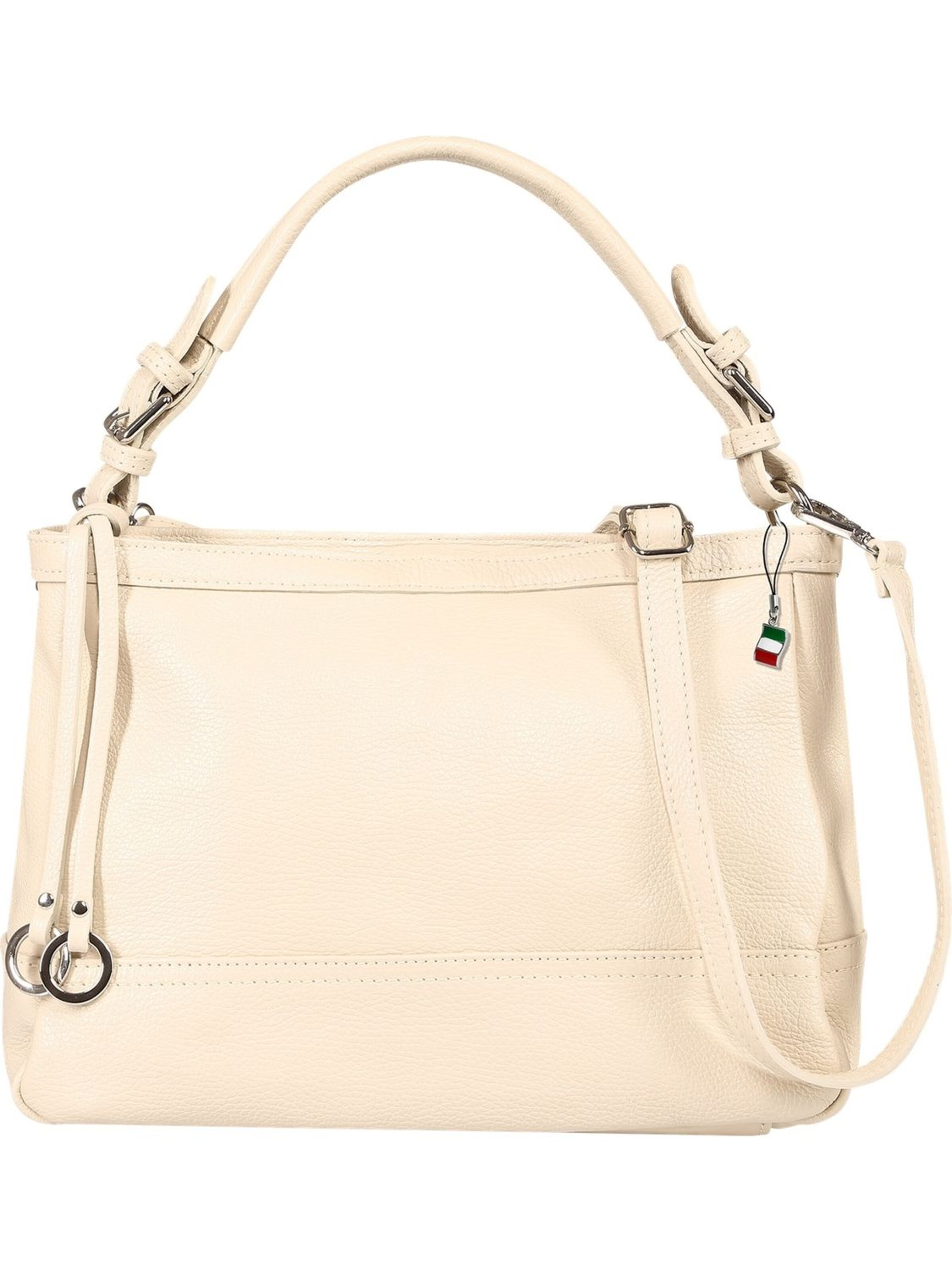 Florence Handbag in Beige: front