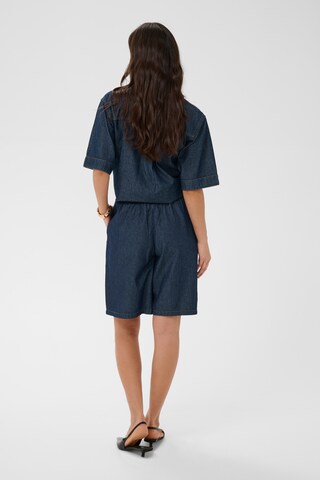 Kaffe Loosefit Kalhoty 'Jade' – modrá