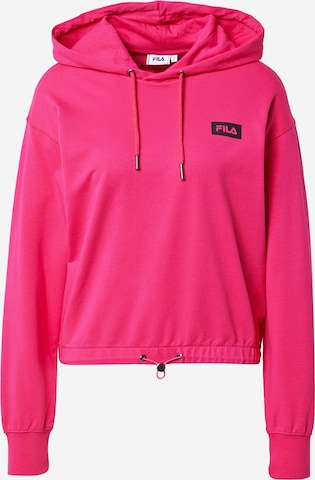 Sweat-shirt 'BURDUR' FILA en rose : devant