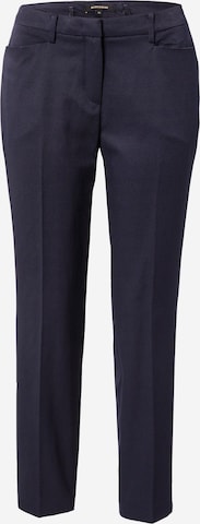 MORE & MORE Regular Pleated Pants in Blue: front