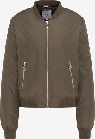 MYMO Between-Season Jacket in Green: front