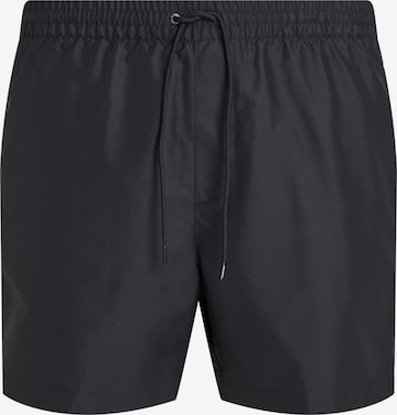 Calvin Klein Swimwear Шорти за плуване в черно: отпред