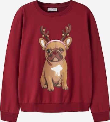 NAME IT Bluzka sportowa w kolorze czerwony: przód