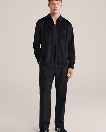 WE Fashion Regular fit Srajca | črna barva