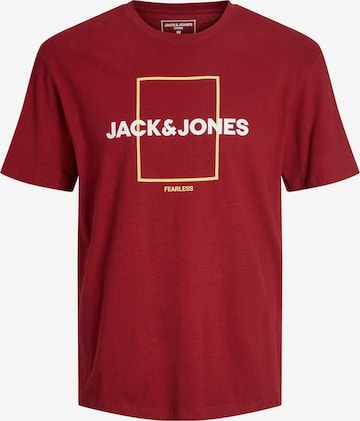JACK & JONES Shirt 'EXPLORED' in Rood: voorkant