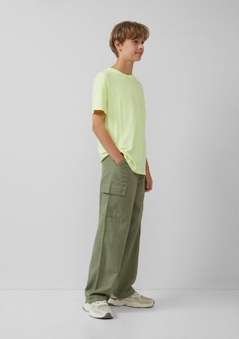 Wide Leg Pantalon s.Oliver en vert