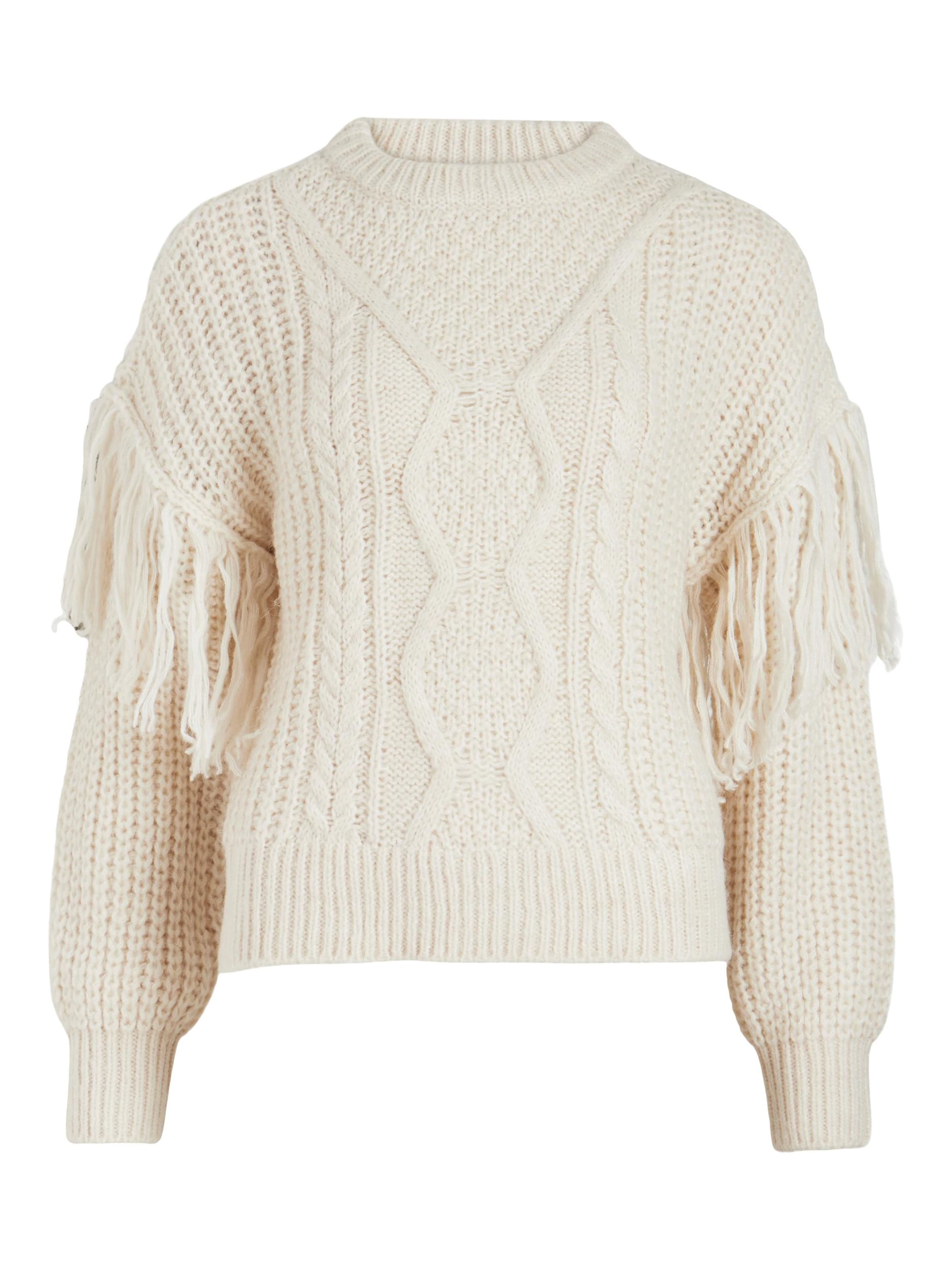 VILA Sweater 'Aksina' in White: front