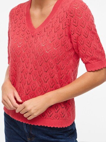 Pullover 'VISava' di VILA in rosso