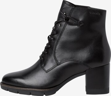 TAMARIS Lace-Up Ankle Boots in Black