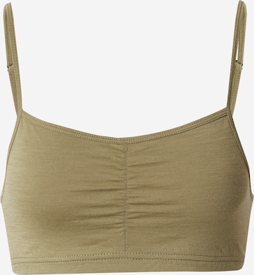 super.natural Bustier Sport bh in Groen: voorkant