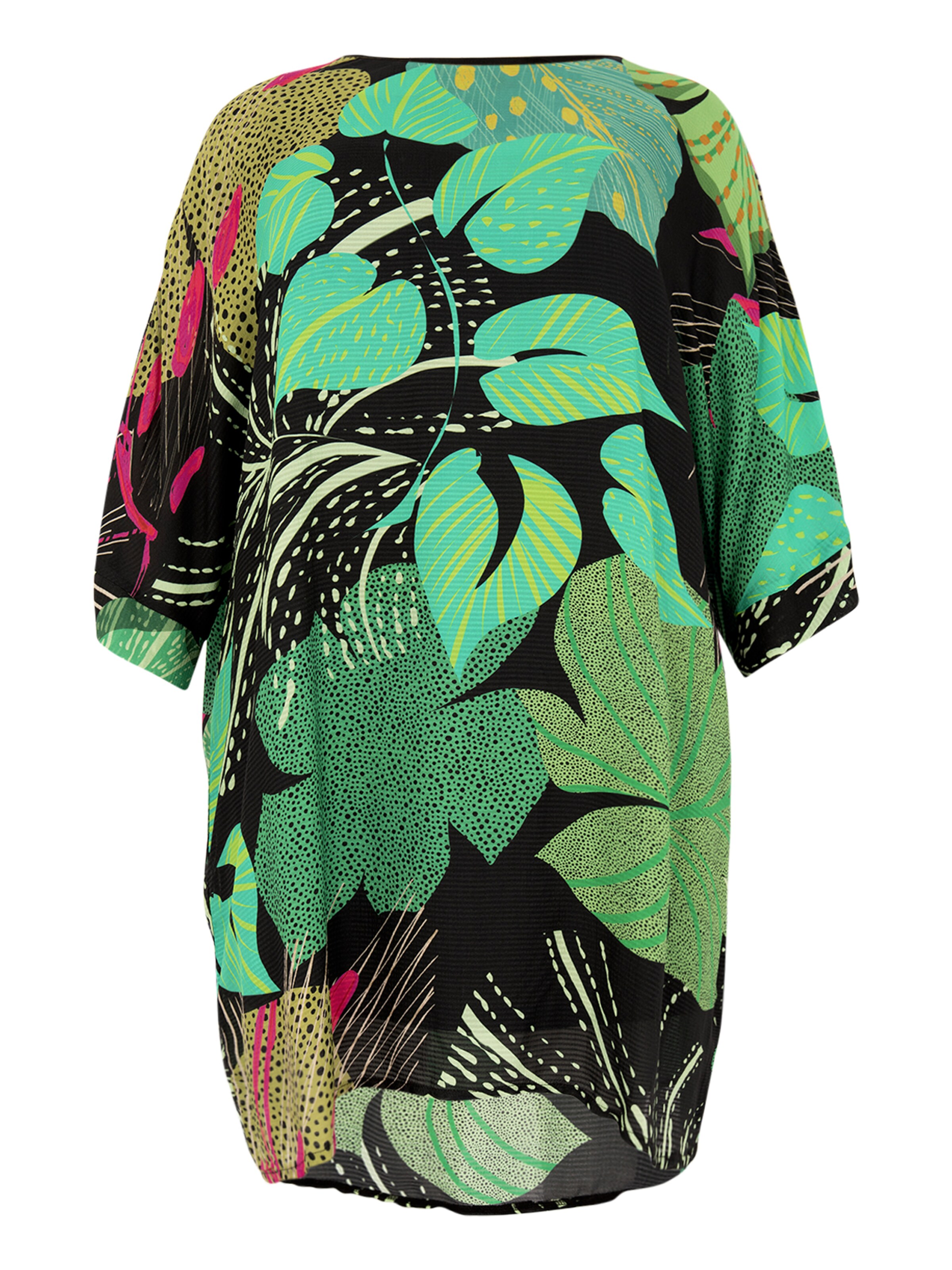 YOEK Oversized jurk in Groen