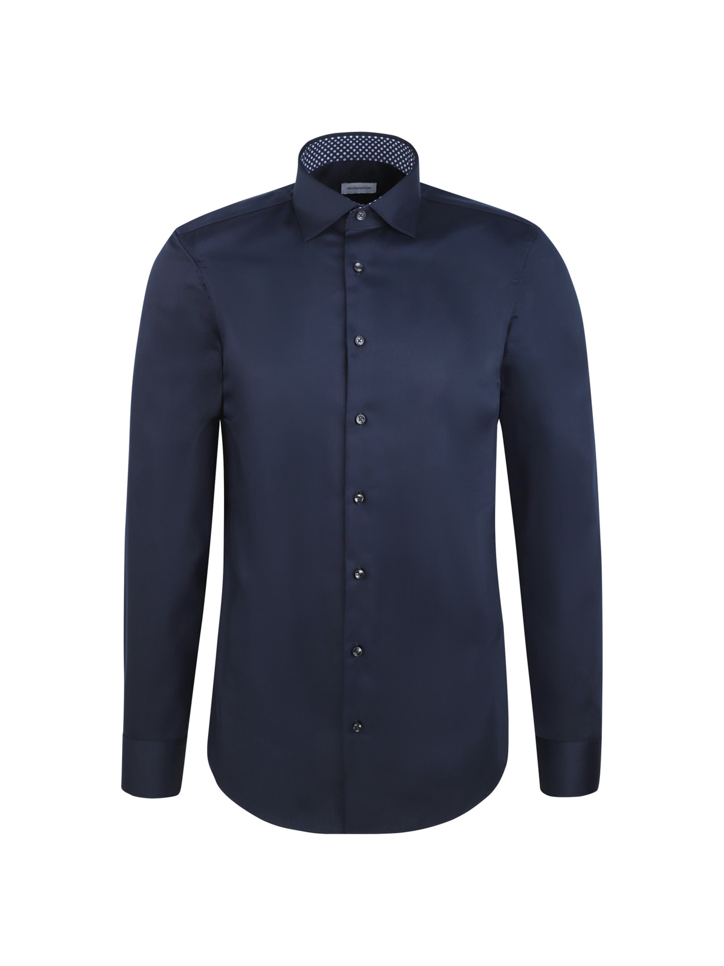 SEIDENSTICKER Hemd in Blau: Vorderseite