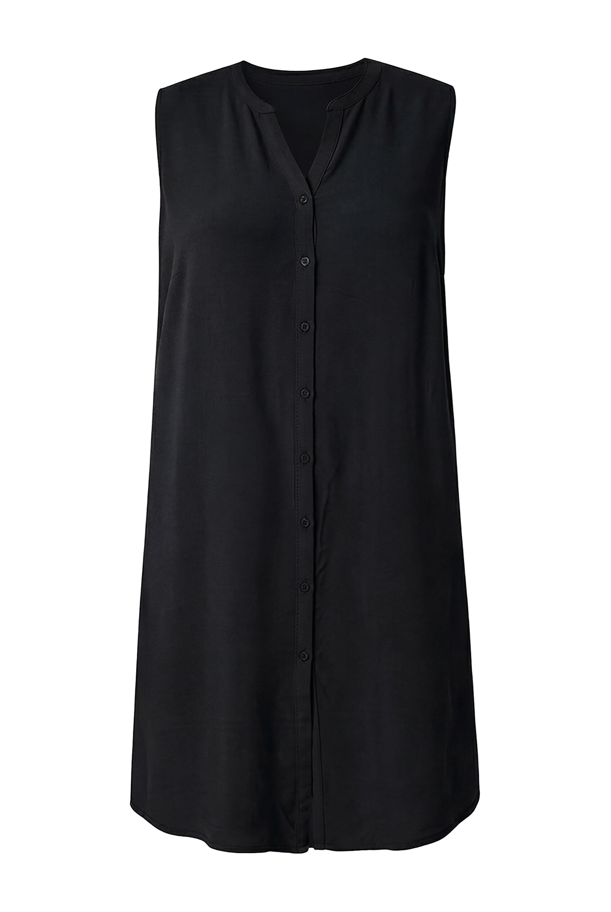 MIAMODA Tunic in Black: front