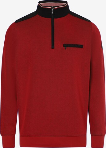 Sweat-shirt Andrew James Sailing en rouge : devant