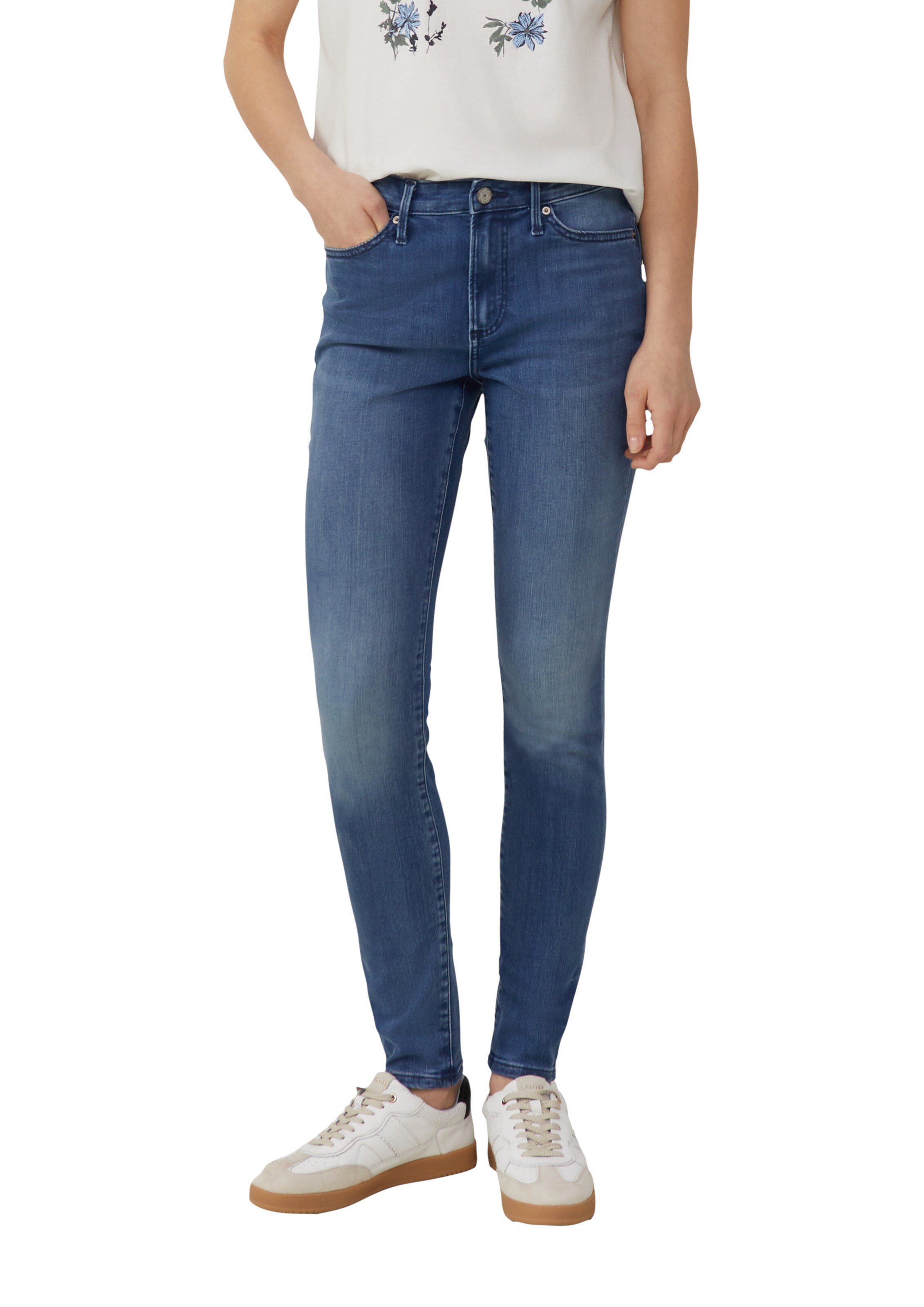 s.Oliver Skinny Jeans 'Izabell' in Blauw: voorkant