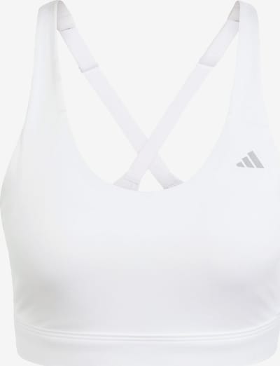 ADIDAS PERFORMANCE Sport bh 'Ultimate' in de kleur Grijs / Wit, Productweergave