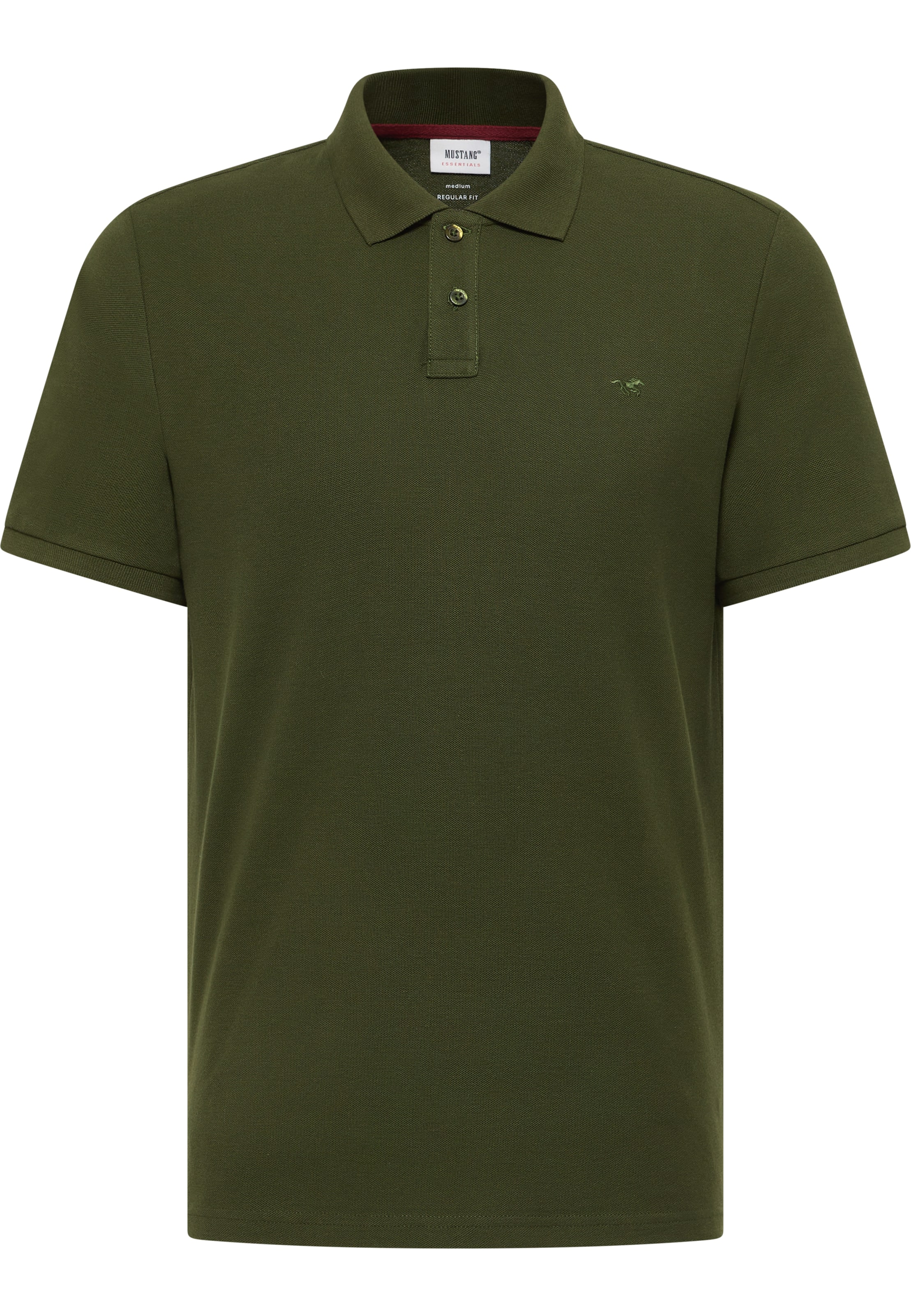 MUSTANG Poloshirt 'Palco' in Grün: Vorderseite