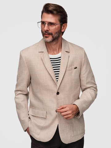 Ombre Business-colbert ' M169' in Beige: voorkant