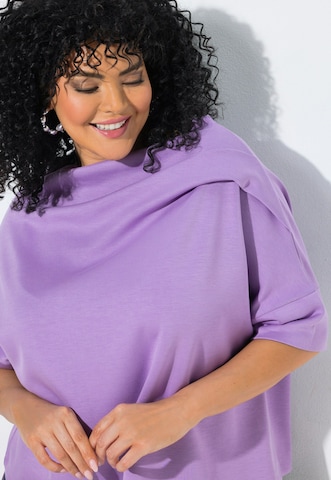 Ulla Popken - Sweatshirt em roxo