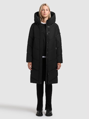 Manteau d’hiver 'Jange2 Matt' khujo en noir