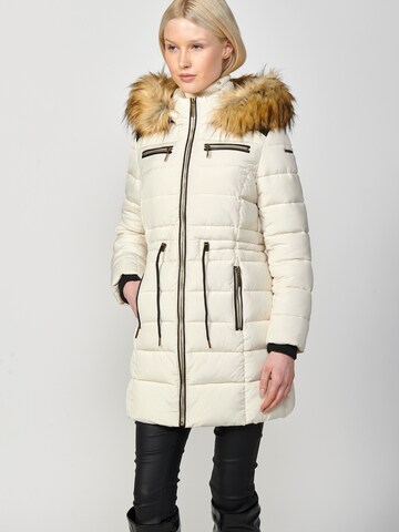 KOROSHI Winterjacke in Weiß