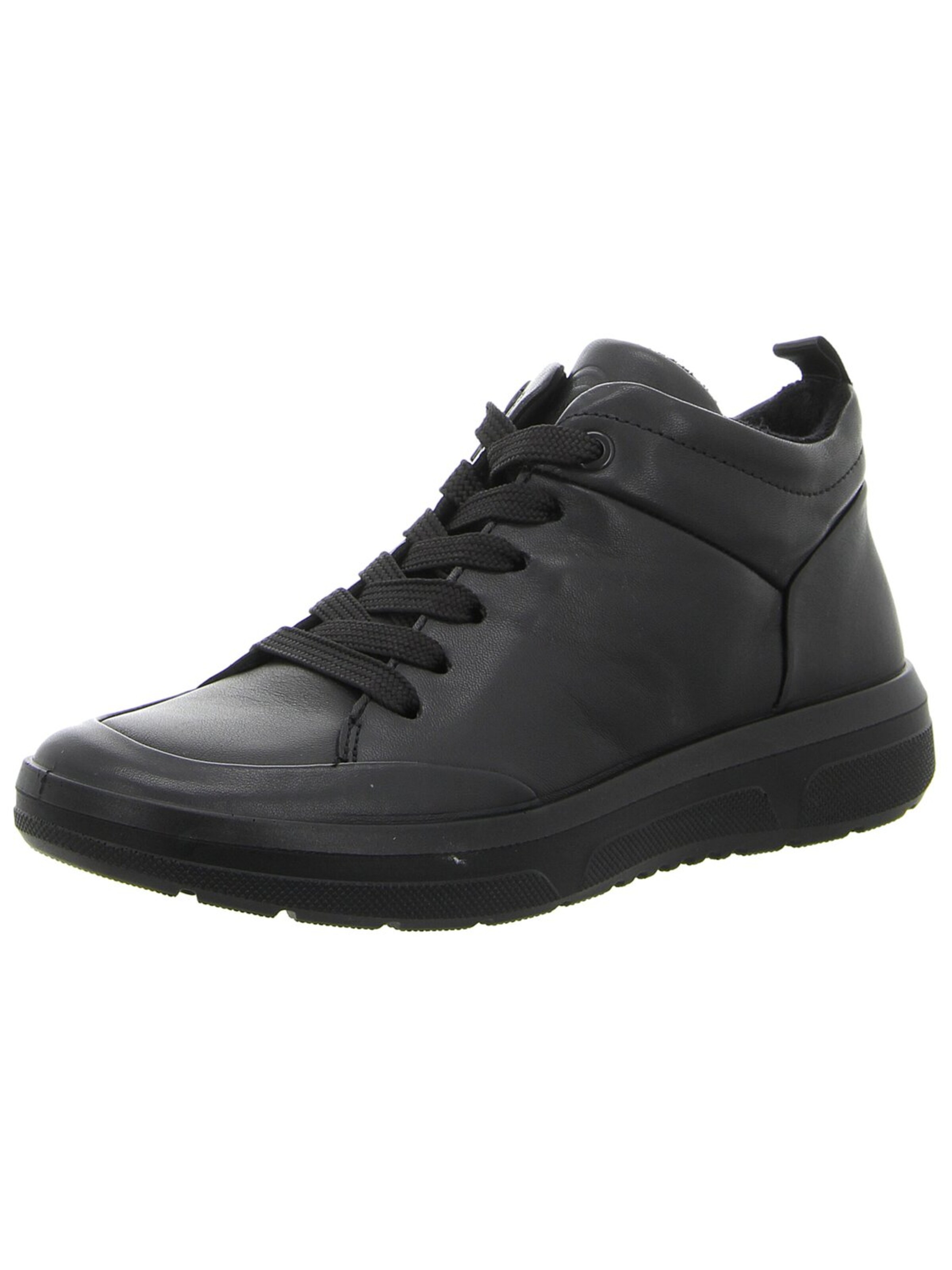 ARA Lace-Up Boots in Black: front