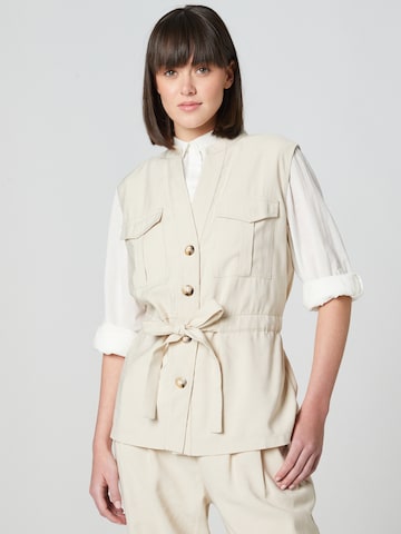 Gilet 'Soraya' Guido Maria Kretschmer Women en beige : devant