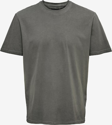 Only & Sons - Camiseta en negro: frente