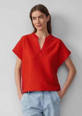 s.Oliver Shirt in Rood: voorkant